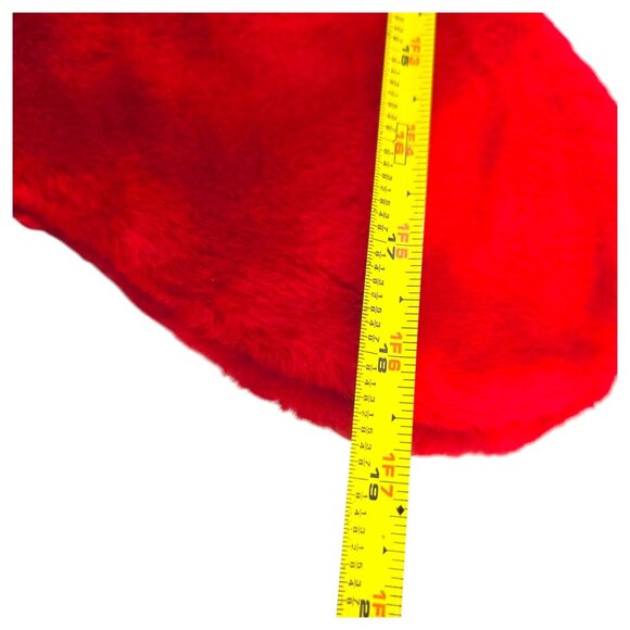 Coca-Cola Christmas Stocking Cavanagh Coke Brand Red Plush 19" Gold Bell Accents - Picture 5 of 9